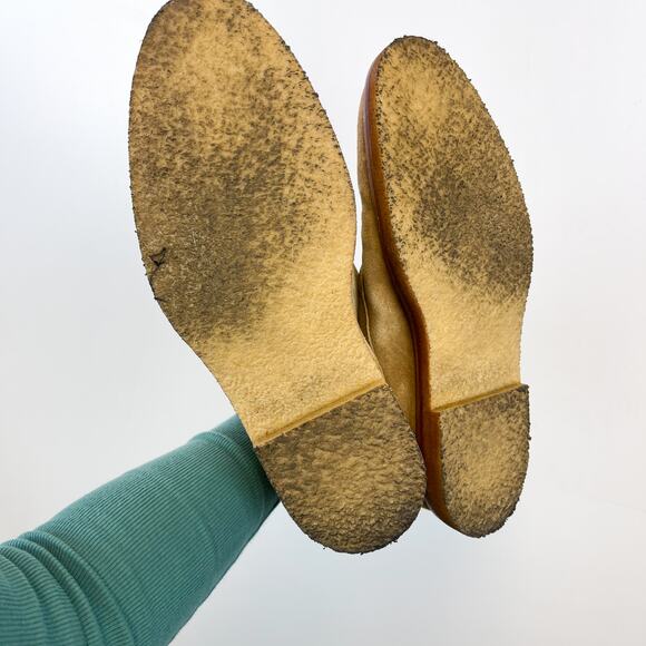 Tod’s Mens Size 8 Chukka Suede Leather Ankle Boots Tan - Picture 6 of 9